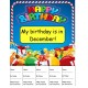 Student Reward Birthday Incentive Posters for Back to School Classroom